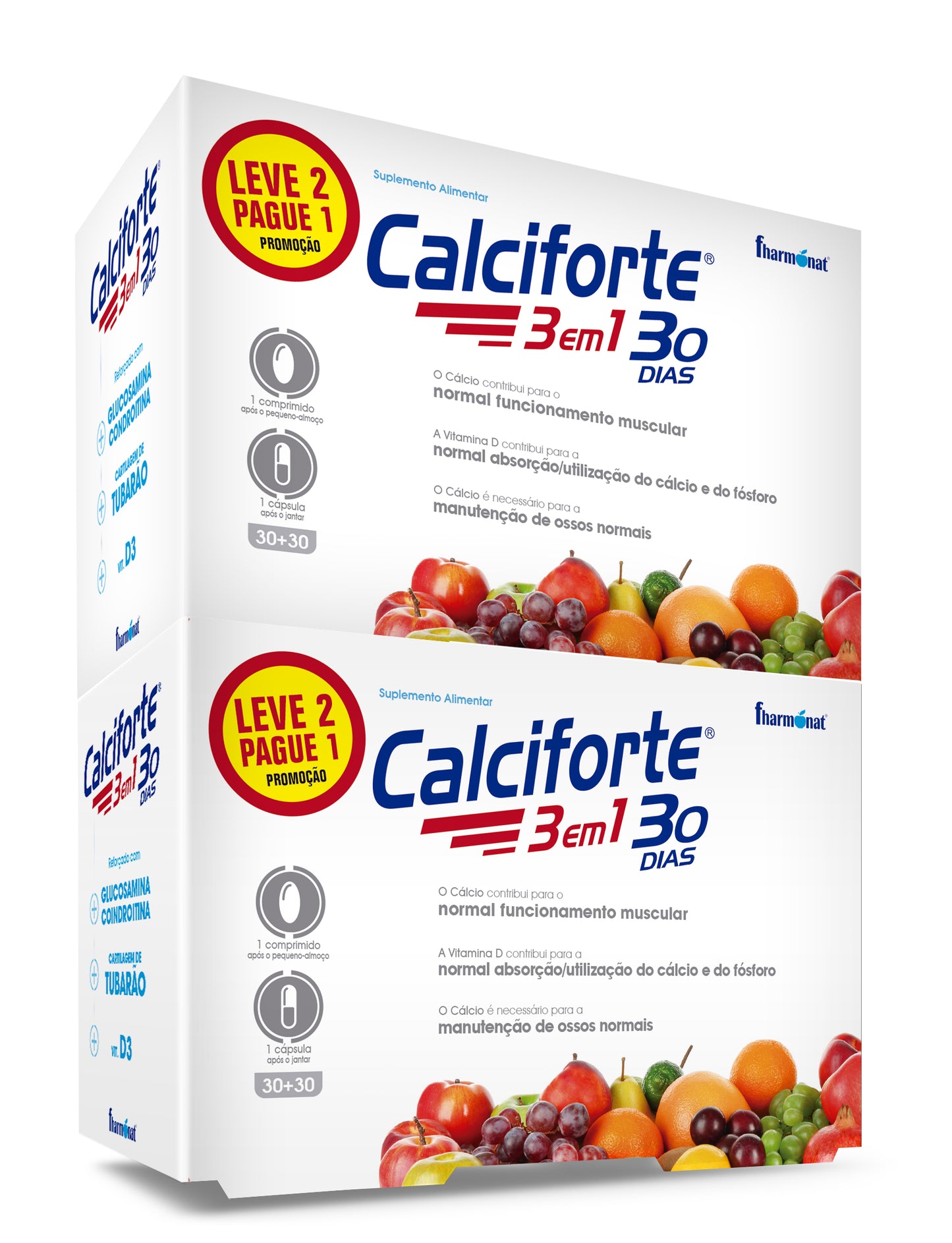 CALCIFORTE 3 em 1 - 30 + 30 amp.