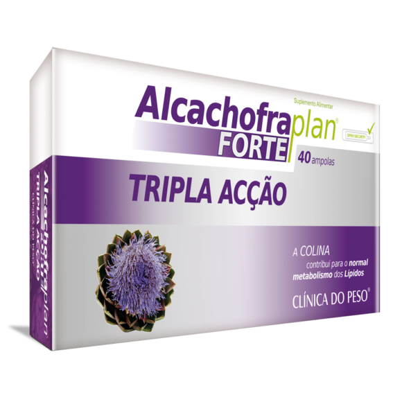 ALCACHOFRA PLAN FORTE TRIPLA ACÇÃO - 40 amp. - Oeste Farma