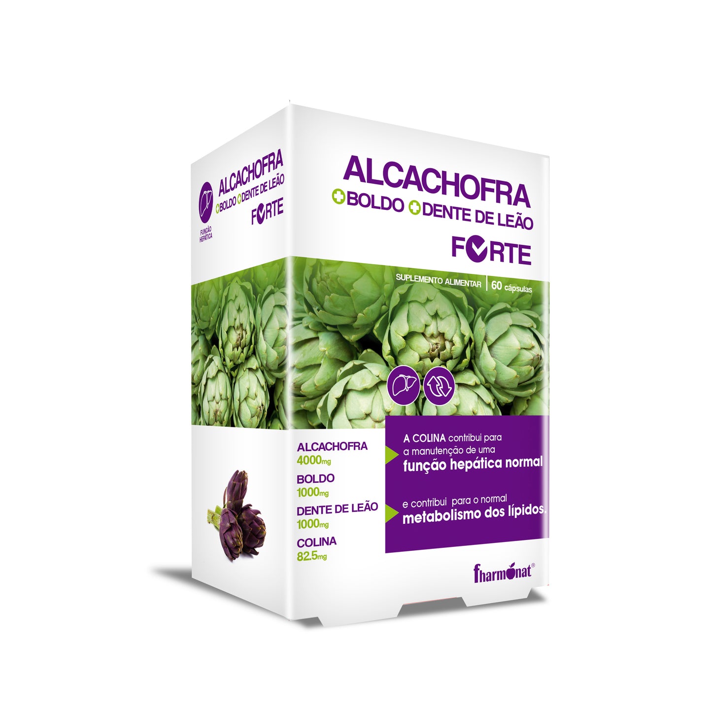 ALCACHOFRA + BOLDO + DENTE DE LEÃO - 60 cápsulas - Oeste Farma