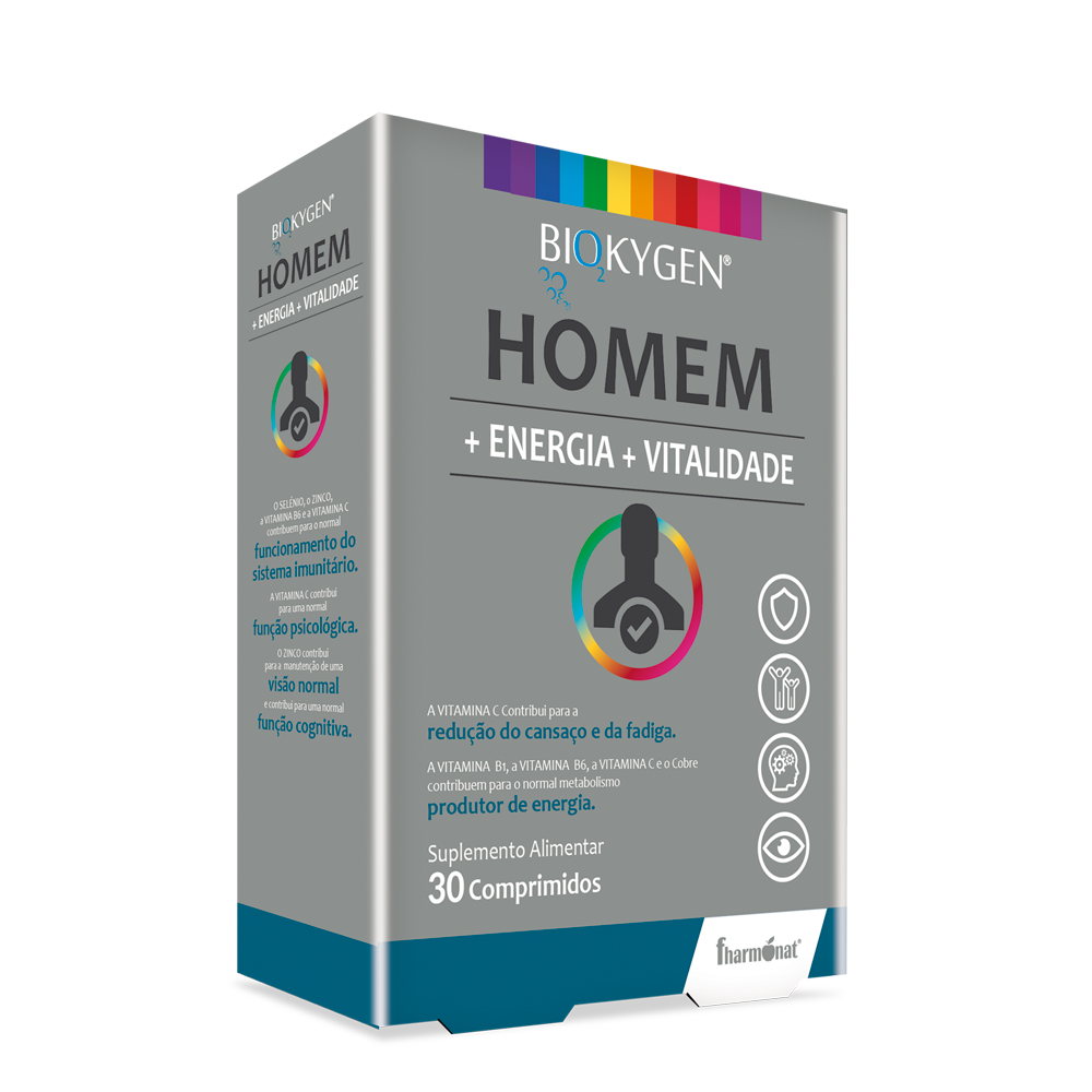 HOMEM + ENERGIA + VITALIDADE - 30 comp.