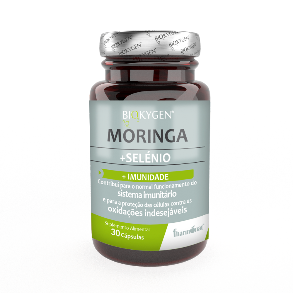 Biokygen MORINGA + SELÉNIO - 30 cáps.