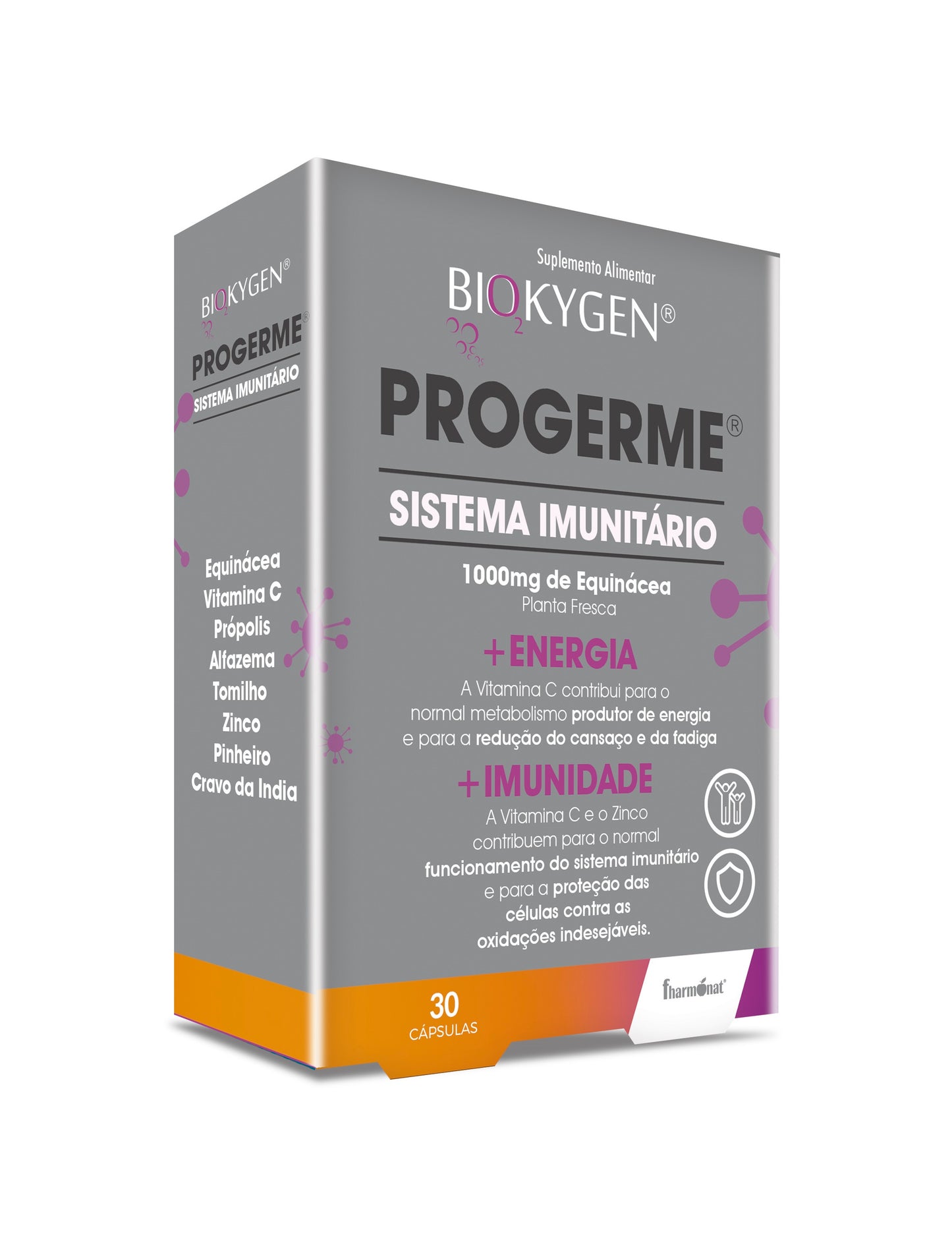 Biokygen PROGERME - 30 cápsulas - Oeste Farma