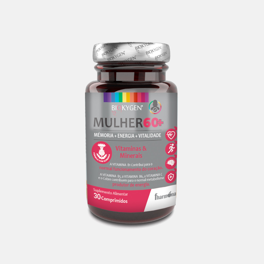 Biokygen MULHER 60+ – 30 comprimidos - Oeste Farma