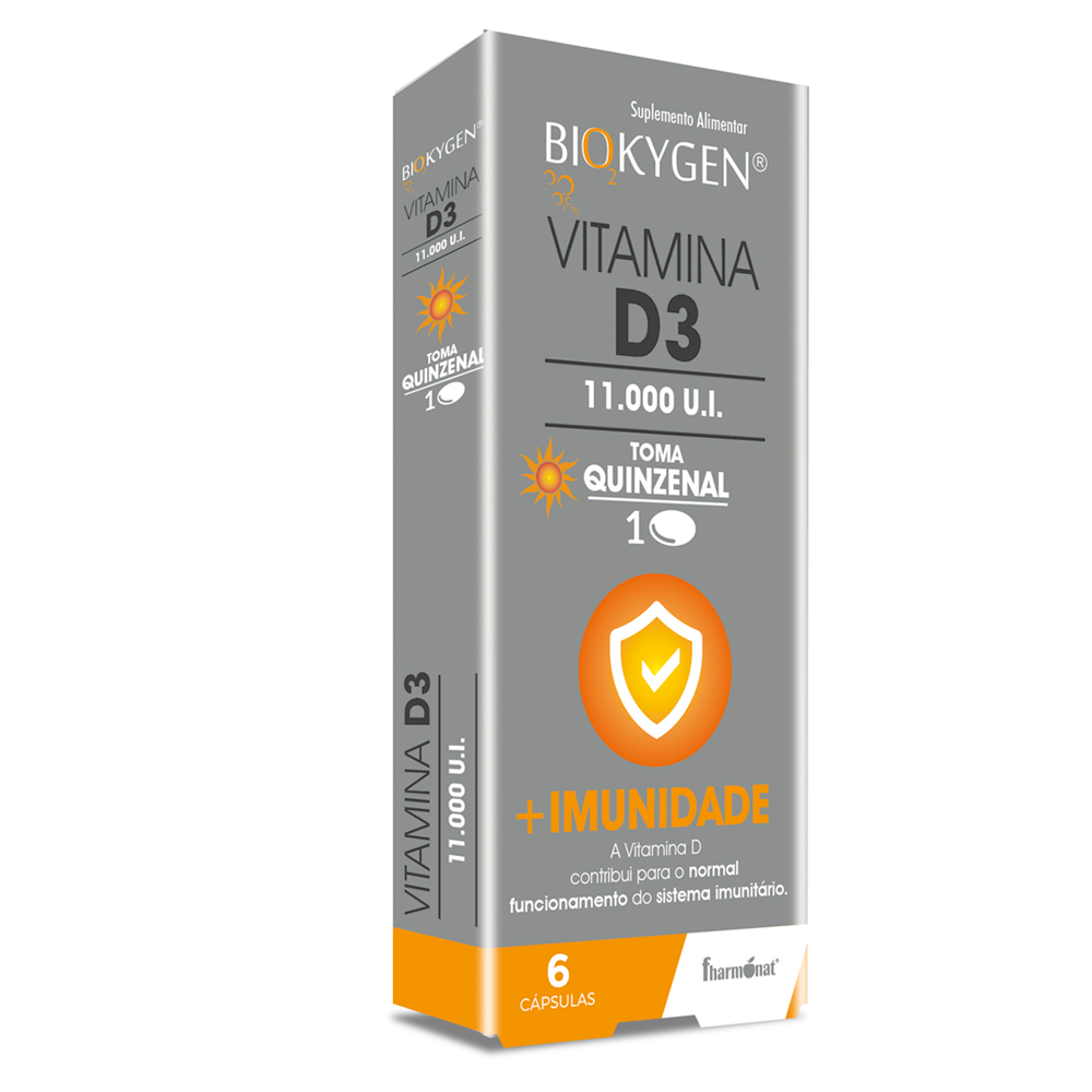 Biokygen VITAMINA D3 - 6 caps. - Oeste Farma