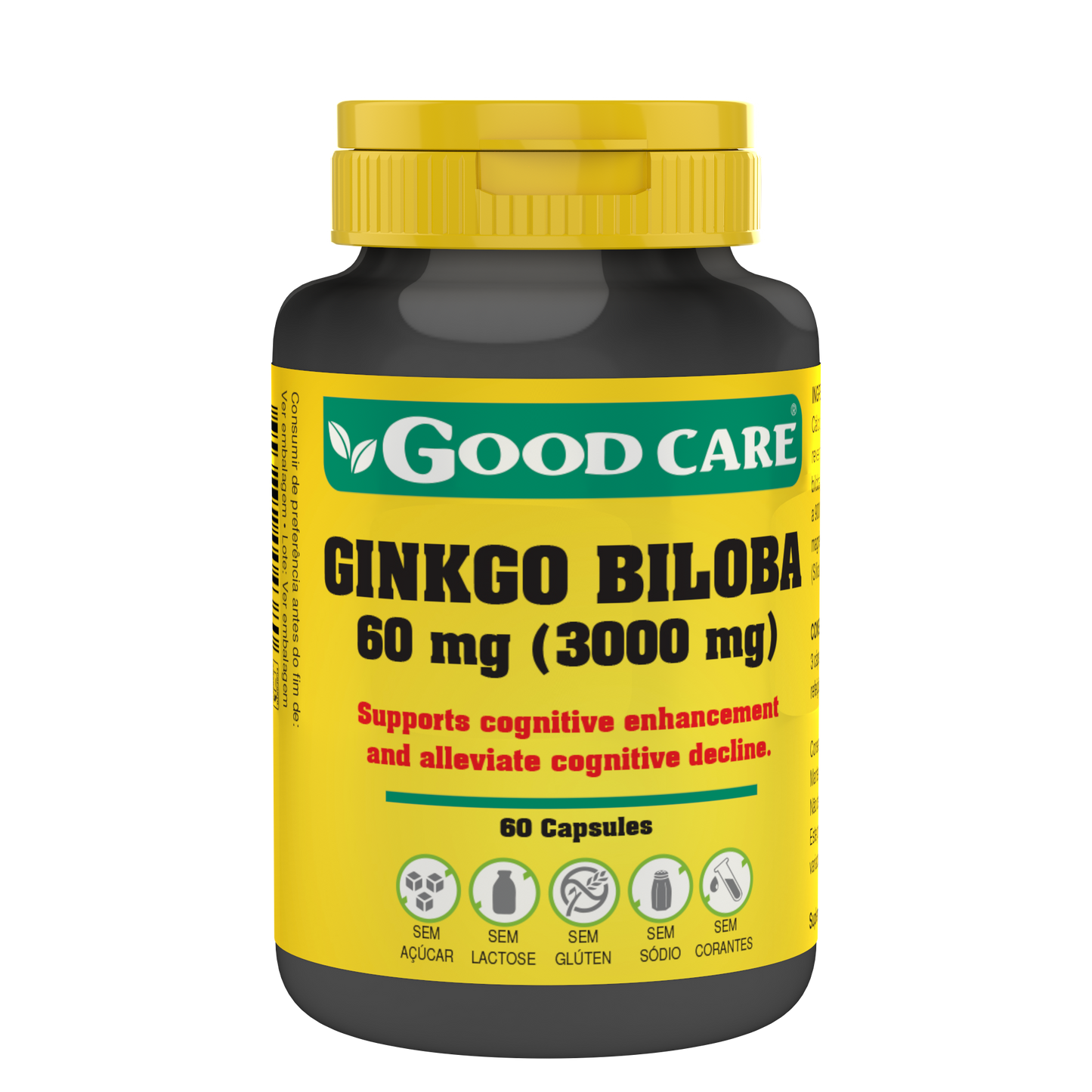 GINGKO BILOBA 60 mg - 60 caps. - Oeste Farma