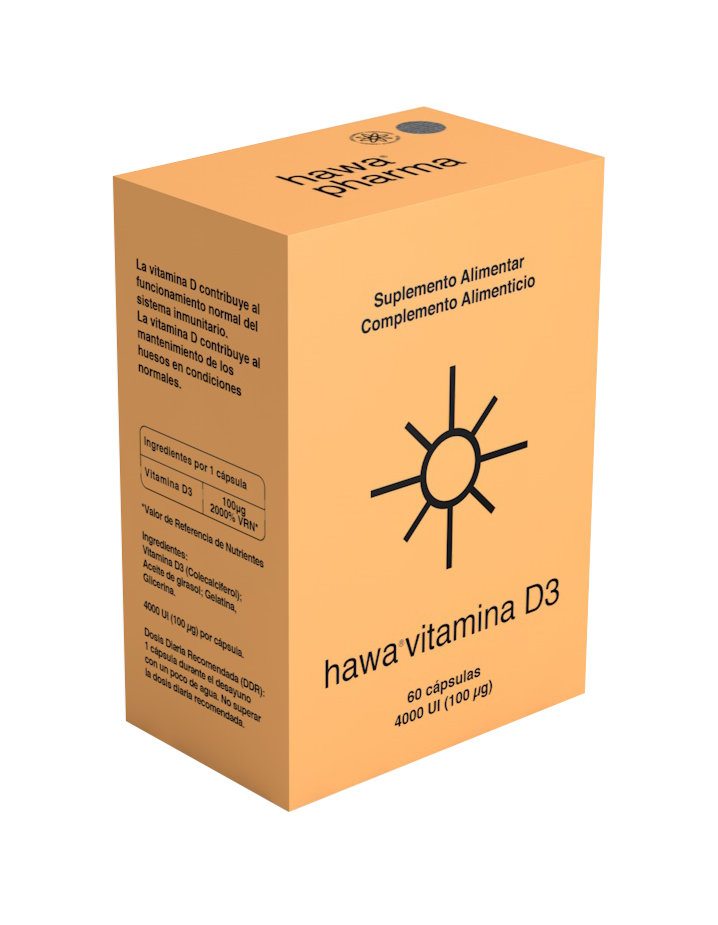 Hawa Vitamina D3 - 60 caps. - Oeste Farma