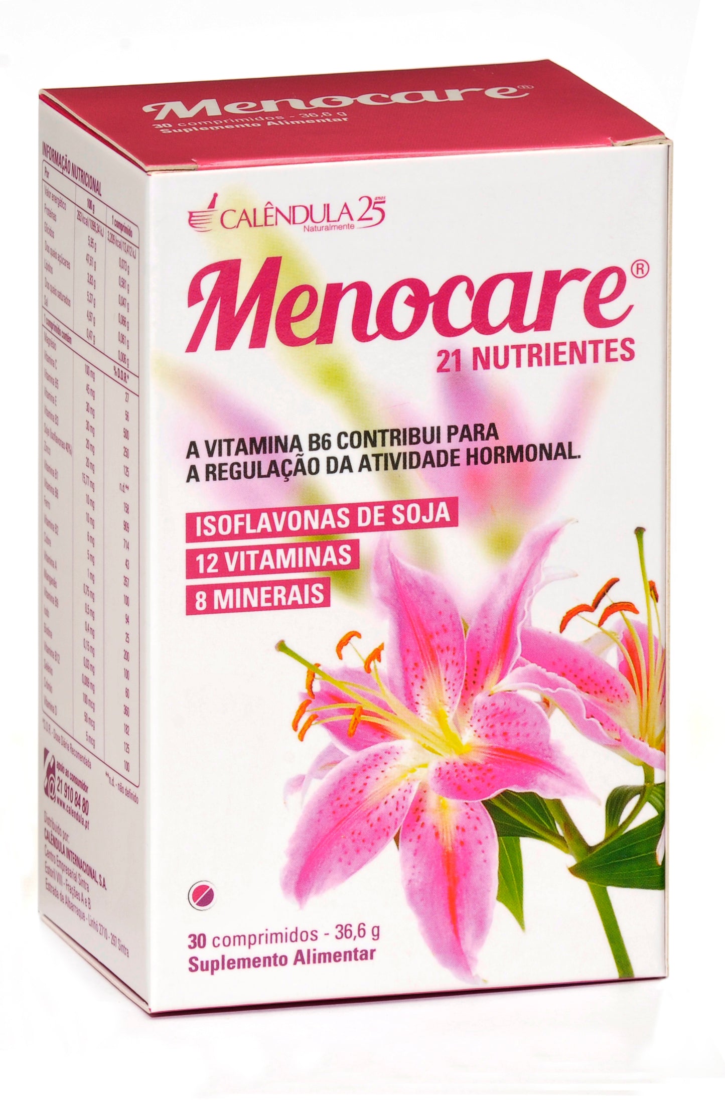 MENOCARE 21 Nutrientes - 30 comp. - Oeste Farma