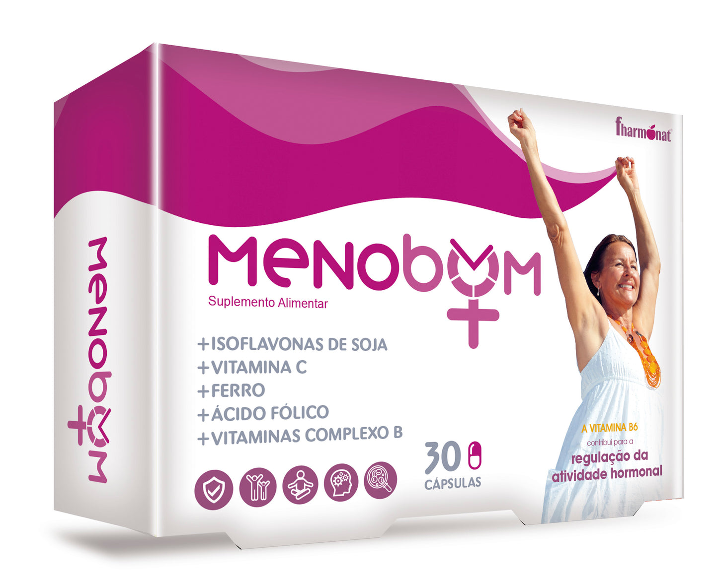 MENOBOM - 30 caps. - Oeste Farma