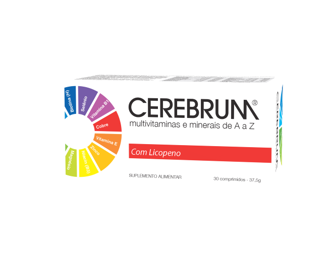 CEREBRUM MULTIVITAMINAS E MINERAIS - 30 comp. - Oeste Farma