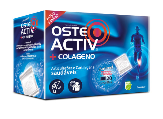 OSTEO ACTIV + COLAGÉNIO - 20 saquetas - Oeste Farma