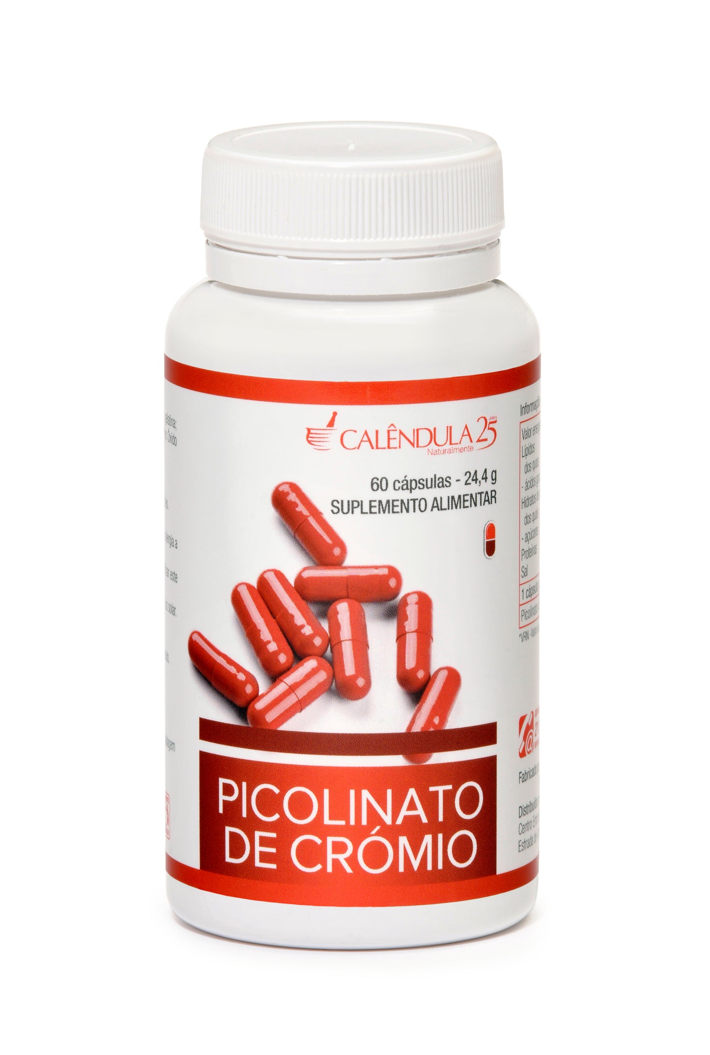 PICOLINATO DE CRÓMIO - 60 caps. - Oeste Farma