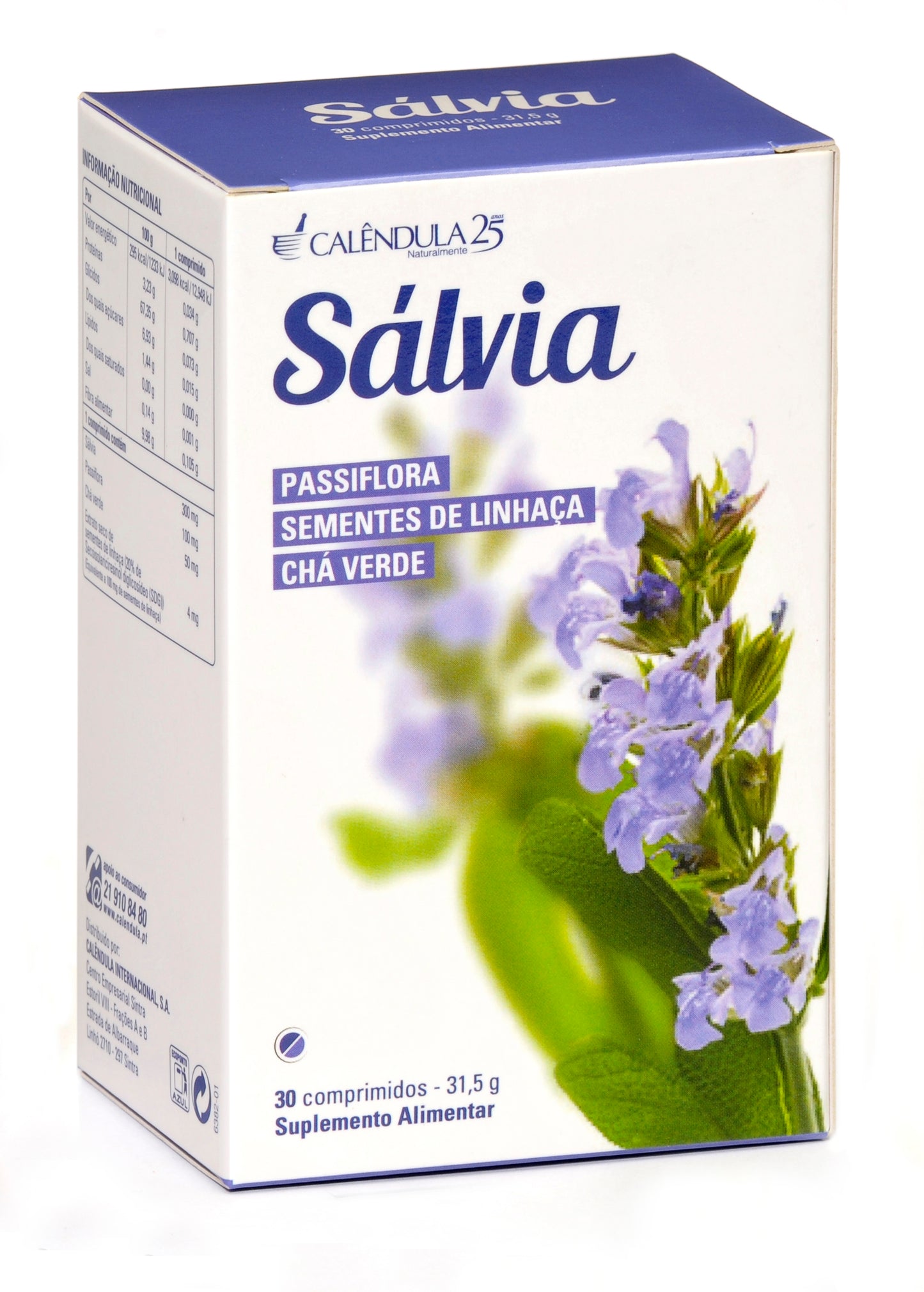 SALVIA - 30 comp. - Oeste Farma