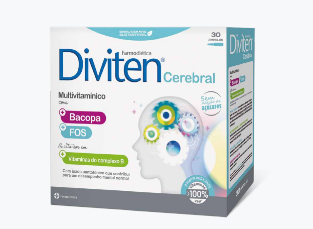 Diviten CEREBRAL - 30 amp. - Oeste Farma