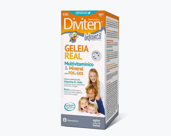 Diviten INFANTIL GELEIA REAL - 300 ml. - Oeste Farma