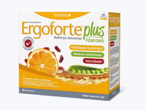 Ergoforte Plus - 30 amp. - Oeste Farma