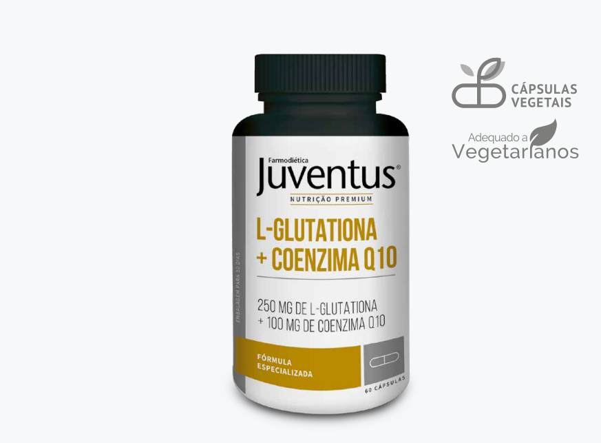 Juventus® L-GLUTATIONA + CO-Q10 - Oeste Farma