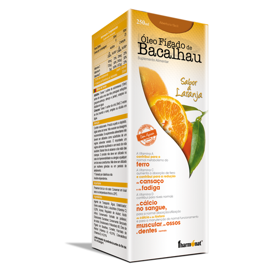 ÓLEO FÍGADO DE BACALHAU - 250 ml. - Oeste Farma