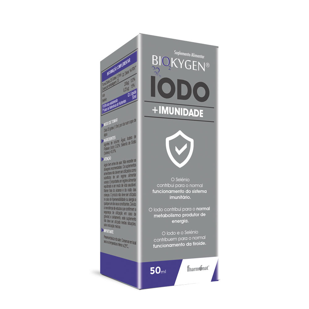 BIOKYGEN IODO + IMUNIDADE - 50 ml. gotas