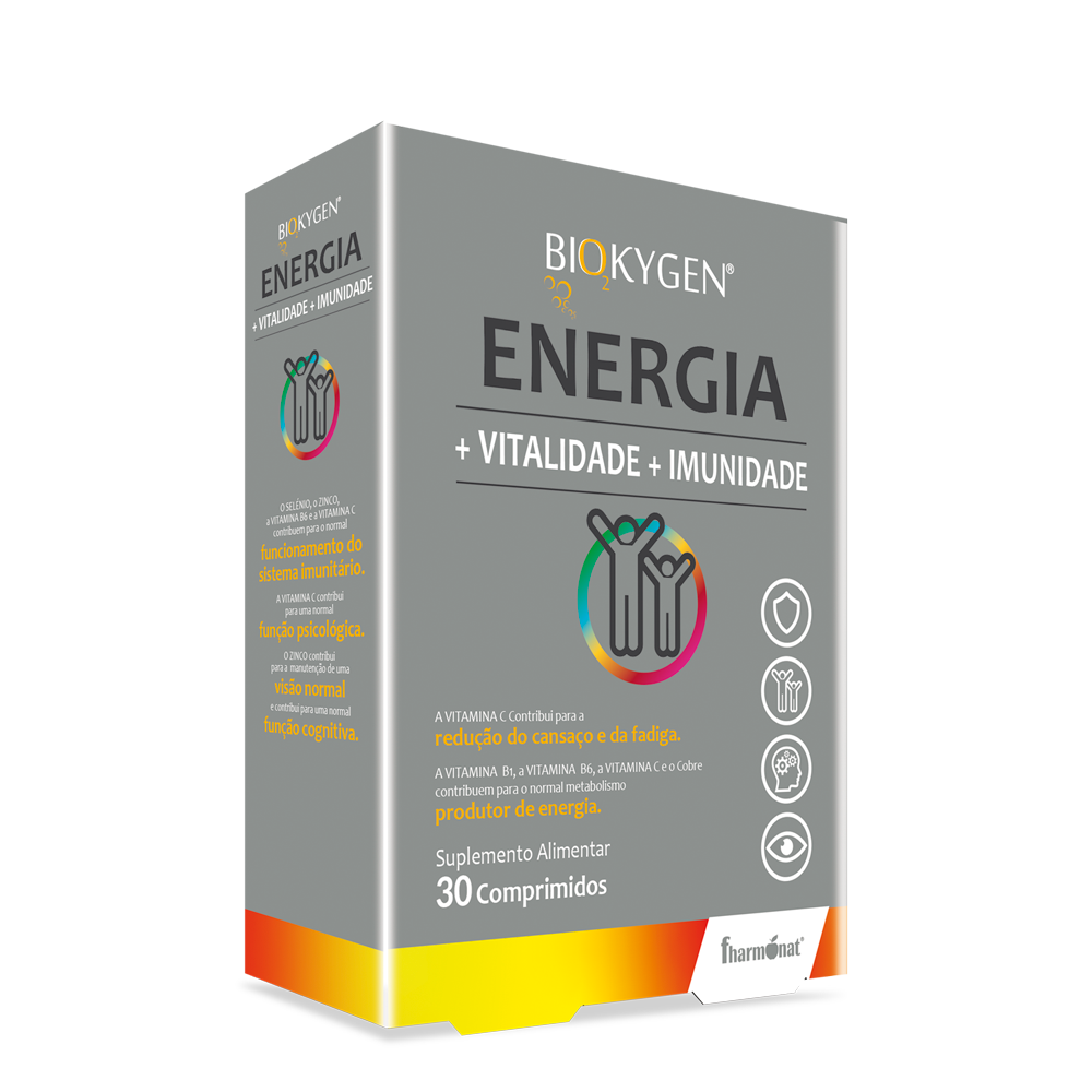 ENERGIA + VITALIDADE + IMUNIDADE - 30 comp.