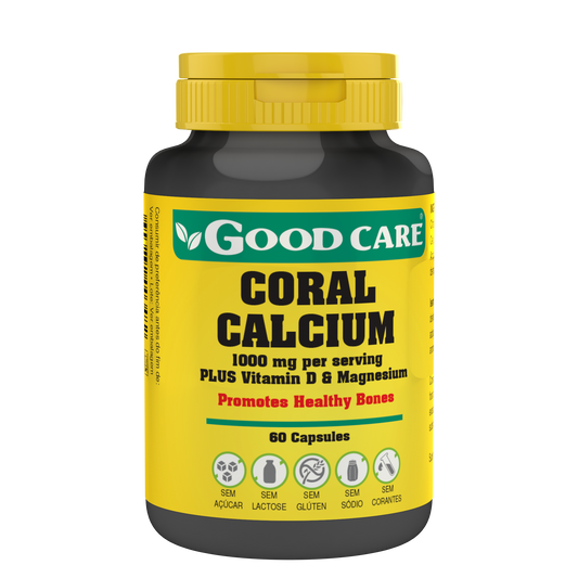 CORAL CALCIUM 1000mg - 60 caps. - Oeste Farma