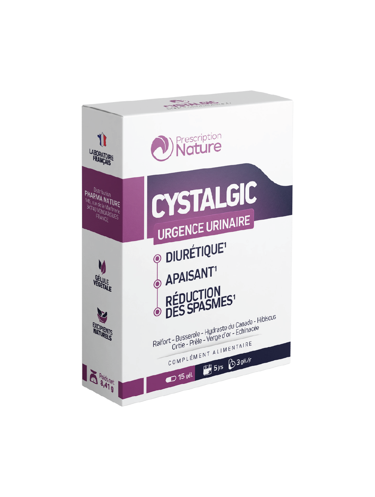CYSTALGIC - 15 caps.