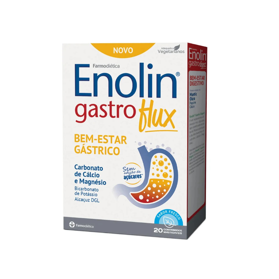 Enolin® GASTRO FLUX - 20 comprimidos mastigáveis