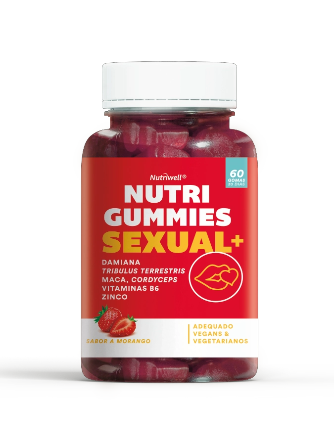 Nutrigummies SEXUAL+ Nutriwell - 60 gomas