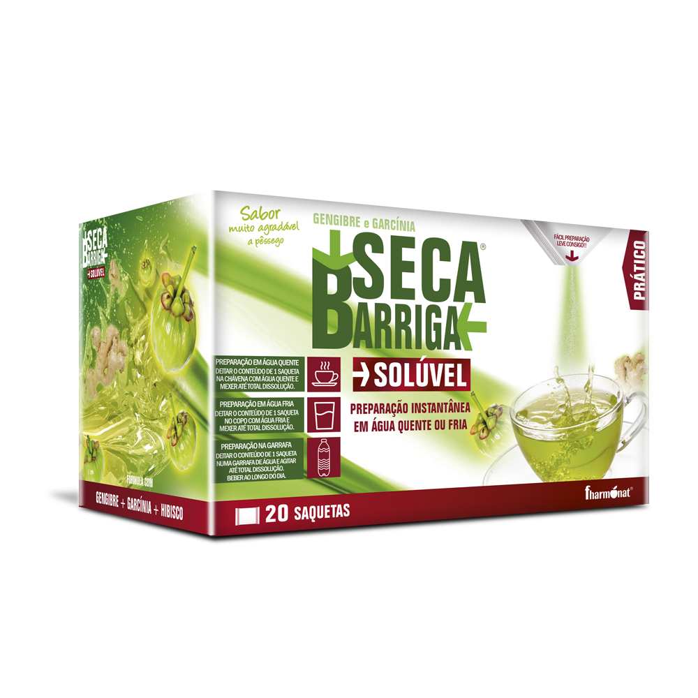 SECA BARRIGA SOLÚVEL - 20 Saquetas