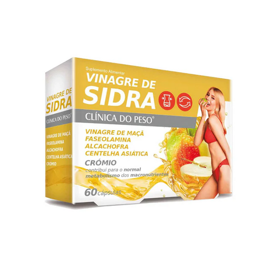 VINAGRE DE SIDRA — Clínica do Peso - 60 cáps.