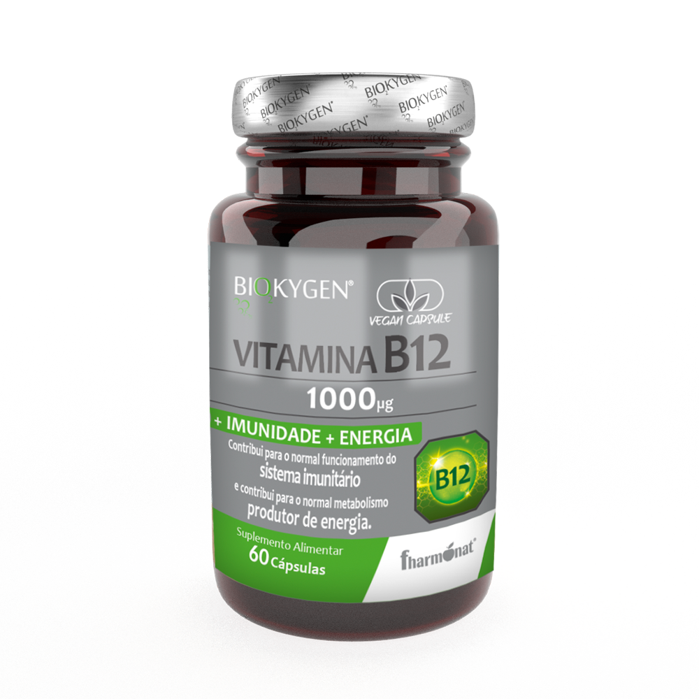 Biokygen VITAMINA B12 1000µg  - 60 cáps.